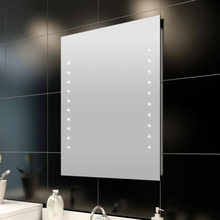vidaXL Bad speil med LED-lyser (60 x 80 cm)