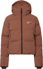 Hooded Boxy Puffer Jacket Sport Jackets Padded Jacket Brown Superdry Sport
