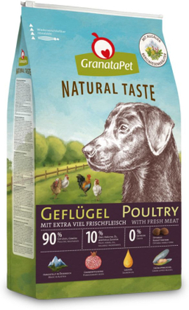 GranataPet Natural Taste Trockenfutter Geflügel - 12 kg