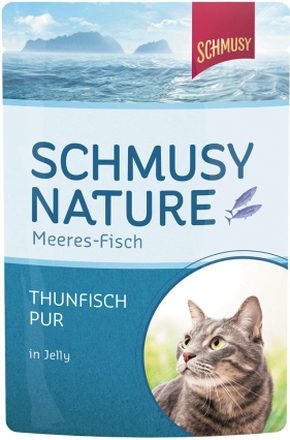 Schmusy Nature Meeres-Fisch - Thunfisch Pur - 24 x 100 g