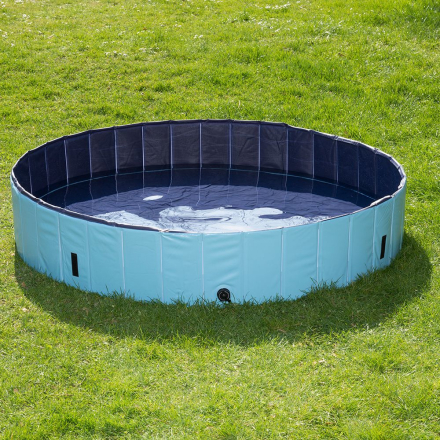 Hundepool - Dog Pool Keep Cool - inklusive Abdeckung - Ø 120 x H 30 cm (inkl. Abdeckung)