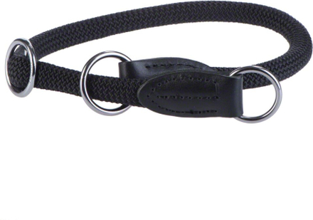 Hunter Hundehalsband Freestyle, schwarz - Grösse 50: verstellbar bis max. 50 cm, Ø 10 mm