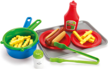 Hotdog Set On Tray 22 Pcs Toys Toy Kitchen & Accessories Toy Kitchen Accessories Multi/mønstret Dantoy*Betinget Tilbud