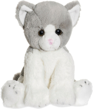 Cat Friends Maja, Grey Toys Soft Toys Stuffed Animals Grey Teddykompaniet