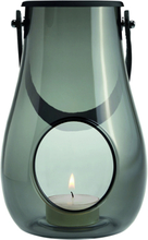 Dwl Lanterne H16 Home Decoration Candlesticks & Tealight Holders Grey Holmegaard