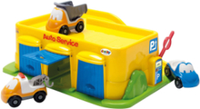 Funcars Autoservice & Car Park Blister Toys Toy Cars & Vehicles Vehicle Garages Multi/mønstret Dantoy*Betinget Tilbud