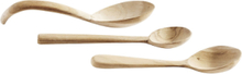 Skeer The Musketeers S/3 Home Kitchen Baking Accessories Measuring Spoons Brown Muubs