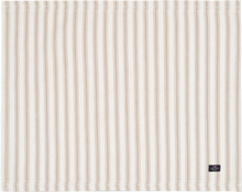 Icons Cotton Herringb Striped Placemat Home Kitchen Kitchen Textiles Placemats Beige Lexington Home*Betinget Tilbud