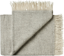 Fanø 140X240 Cm Home Textiles Cushions & Blankets Blankets & Throws Grå Silkeborg Uldspinderi*Betinget Tilbud