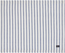 Icons Cotton Herringb Striped Placemat Home Kitchen Kitchen Textiles Placemats Blå Lexington Home*Betinget Tilbud