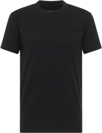 Style Aaron C Basic T-shirts Short-sleeved Svart MUSTANG*Betinget Tilbud