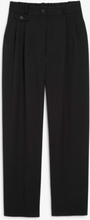 High waist tailored trousers - Black