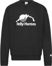 Yu Crew Sweater 2.0 Sweat-shirt Genser Svart Helly Hansen*Betinget Tilbud