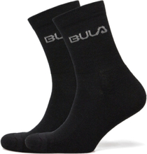 2Pk Wool Socks Sport Socks Regular Socks Black Bula