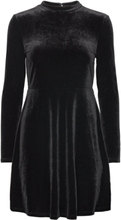 Vioelle High Neck L/S Dress/1N Kort Kjole Black Vila