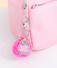 Hello Kitty x Pusheen Nyckelring med Pom Pom - Rosa