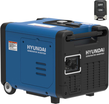 Bensingenerator med Växelriktare 4 kW Hyundai Power Products