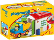 Playmobil 1.2.3 Skraldebil - 70184 Toys Playmobil Toys Playmobil 1.2.3 Multi/patterned PLAYMOBIL