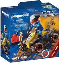 Playmobil City Action Offroad-Quad - 71039 Toys Playmobil Toys Playmobil City Action Multi/mønstret PLAYMOBIL*Betinget Tilbud