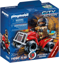 Playmobil City Action Brandvæsen - Speed Quad - 71090 Toys Playmobil Toys Playmobil City Action Multi/patterned PLAYMOBIL