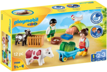 Playmobil 1.2.3 Moro På Bondegården - 71158 Toys Playmobil Toys Playmobil 1.2.3 Multi/mønstret PLAYMOBIL*Betinget Tilbud