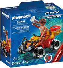 Playmobil City Action Livredder-Atv - 71040 Toys Playmobil Toys Playmobil City Action Multi/patterned PLAYMOBIL