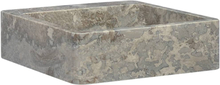 vidaXL Handfat grå 40x40x12 cm marmor