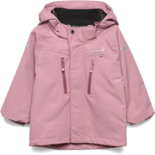 Storm Hardshell Jacket Kids Outerwear Shell Clothing Shell Jacket Rosa ISBJÖRN Of Sweden*Betinget Tilbud