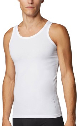 BOSS 2P Cotton Stretch Slim Fit Sleeveless Shirt Hvid bomuld X-Large Herre
