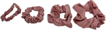 Four Sets Scrunchy Accessories Hair Accessories Scrunchies Pink Pipol's Bazaar