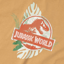 Jurassic World Large Logo Women's Cropped T-Shirt - Tan - XL