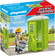 Playmobil City Action Flyttbart Toalett - 71435 Toys Playmobil Toys Playmobil City Action Multi/mønstret PLAYMOBIL*Betinget Tilbud