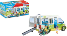 "Playmobil City Life Skolebus - 71329 Toys Playmobil Toys Playmobil City Life Multi/patterned PLAYMOBIL"