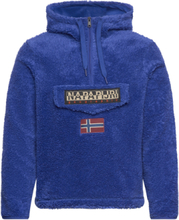 T-Burgee Hzh Tops Sweatshirts & Hoodies Fleeces & Midlayers Blue Napapijri