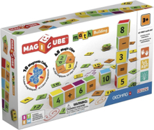 Geomag Magicube Maths Building 10 Cubes + 45 Clips Toys Building Sets & Blocks Building Blocks Multi/mønstret Geomag*Betinget Tilbud