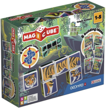 Geomag Magicube Jungle Animals Toys Puzzles And Games Games Board Games Multi/mønstret Geomag*Betinget Tilbud