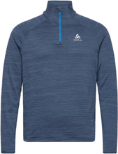 "Odlo M Mid Layer 1/2 Zip Essential Thermal Sport Sweatshirts & Hoodies Fleeces & Midlayers Blue Odlo"