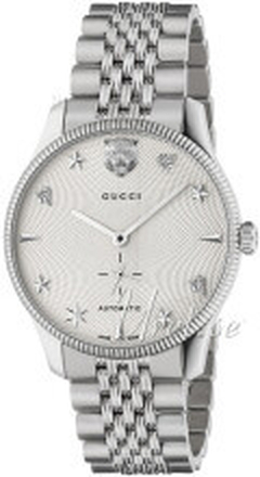 Gucci YA126354 G-Timeless Hvid/Stål Ø40 mm