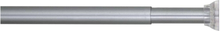 Sealskin Teleskopisk duschdraperistång 155-255 cm matt aluminium