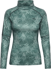 "Fierce Long Sleeve Sport T-shirts & Tops Long-sleeved Green Kari Traa"