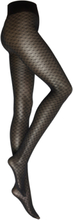 Oroblu Sparkly Lace Tights 40 Den. Lingerie Pantyhose & Leggings Svart Oroblu*Betinget Tilbud