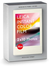 Leica Sofort färgfilm, dubbelpack varmvita kanter 2x10 bilder