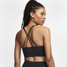 Nike Swoosh Luxe Women's Medium-Support Padded Longline Sports Bra - Black