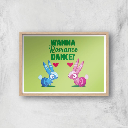 Viva Pinata Wanna Romance Dance Rabbit Art Print Giclee Art Print - A2 - Wooden Frame