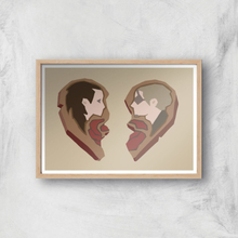 Sea Of Thieves Valentines Heart Art Print Giclee Art Print - A4 - Wooden Frame