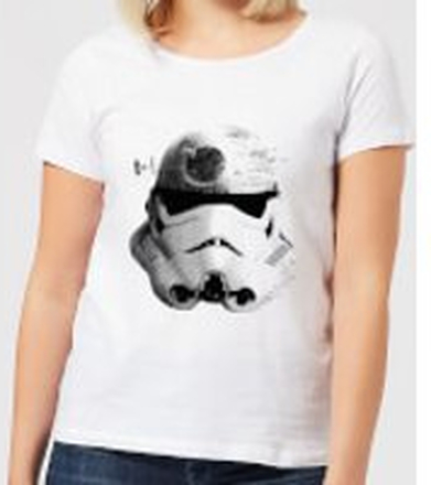 Star Wars Command Stormtrooper Death Star Women's T-Shirt - White - S - White