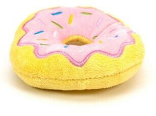 Plush legetøj til hunde Gloria Frosty Donut Pink Polyester Eva Gummi