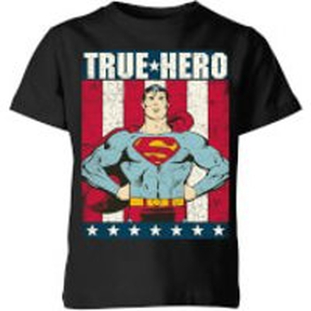 DC Originals Superman True Hero Kids' T-Shirt - Black - 9-10 Years