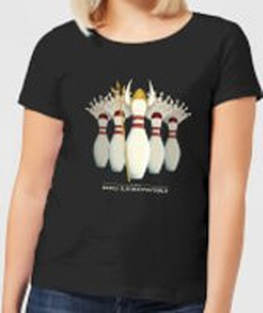 The Big Lebowski Pin Girls Women's T-Shirt - Black - 5XL - Black