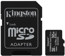 Kingston Canvas Select Plus 32gb Microsdhc Uhs-i Memory Card